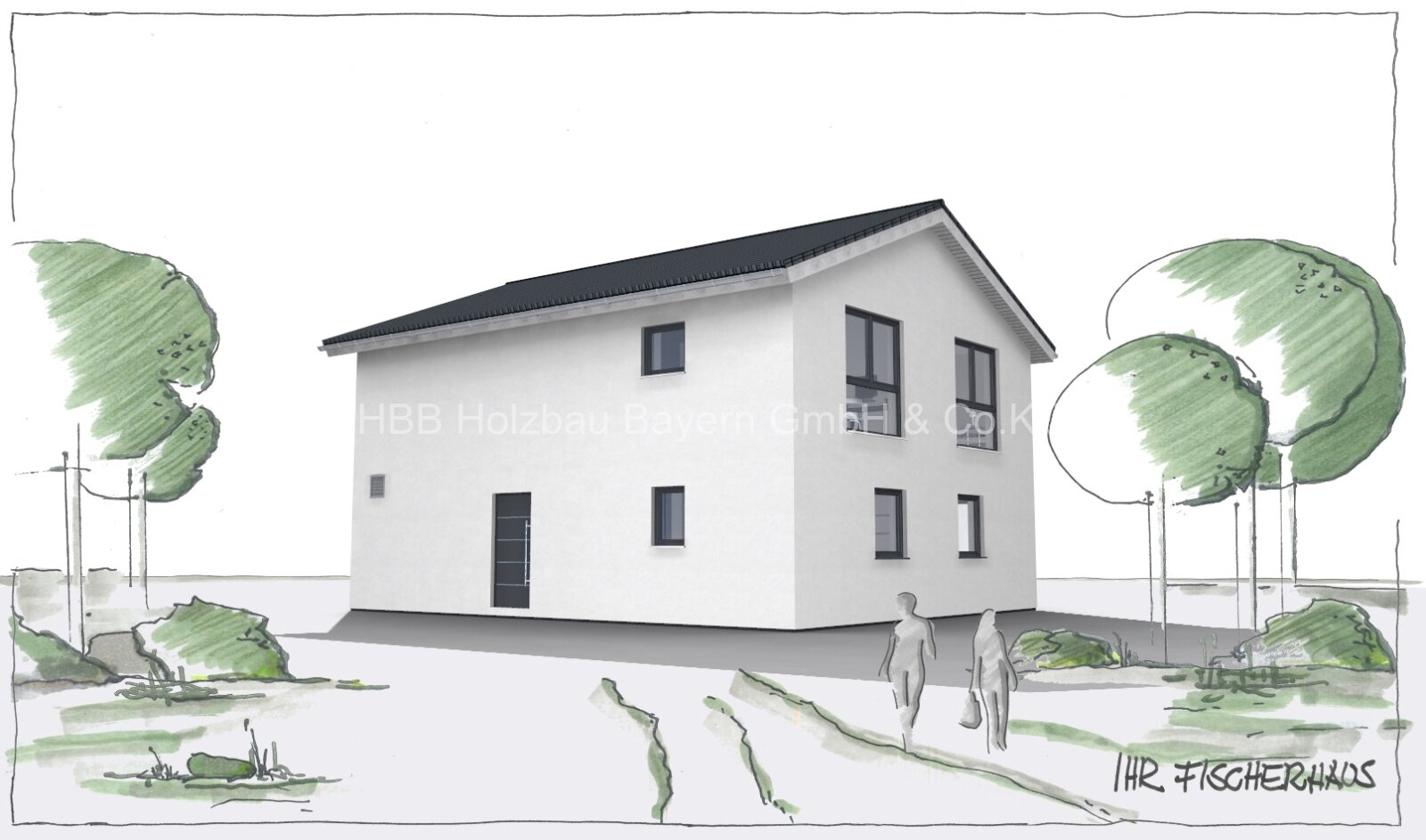 Nur ein paar Schritte zum Bahnhof 