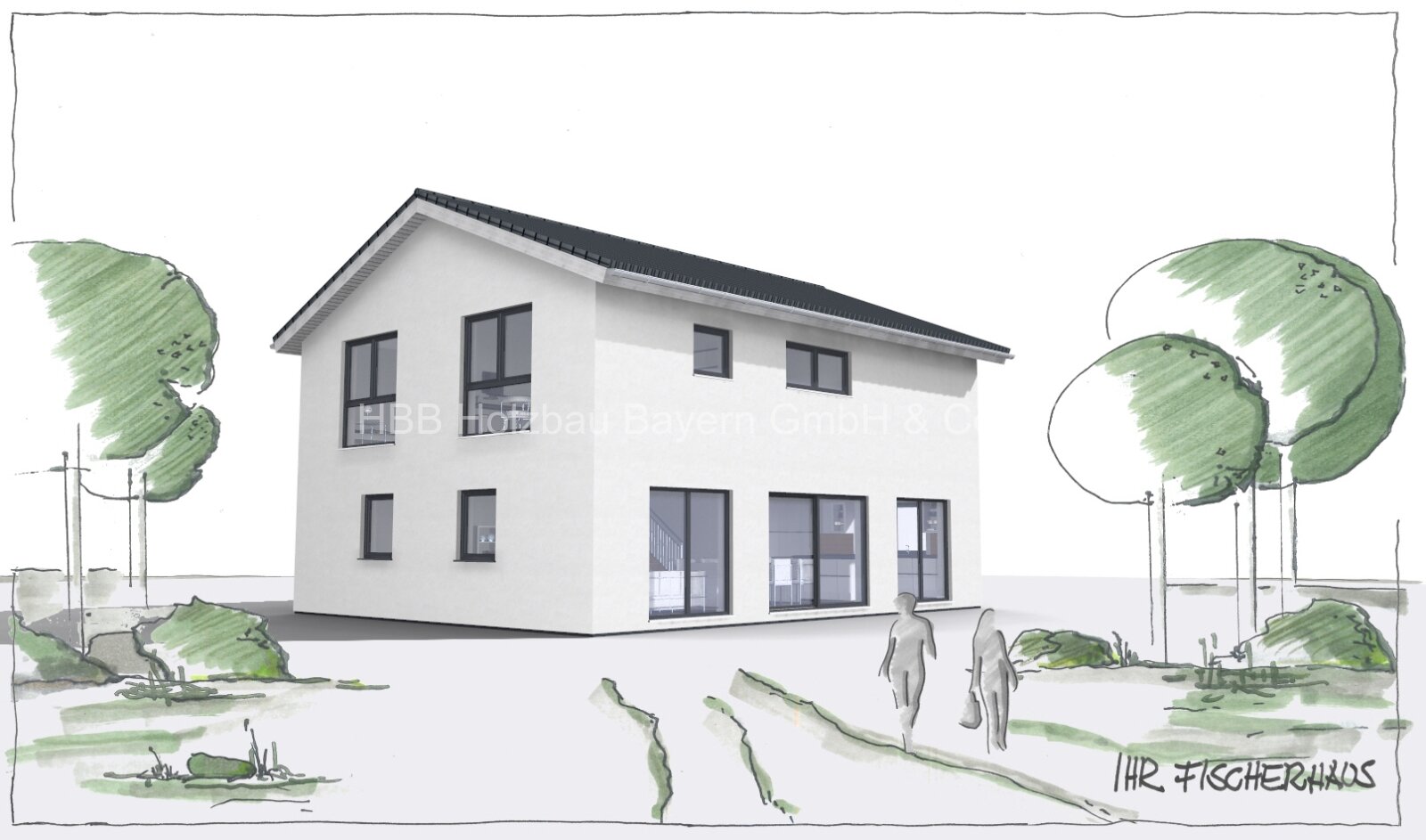 Nur ein paar Schritte zum Bahnhof 