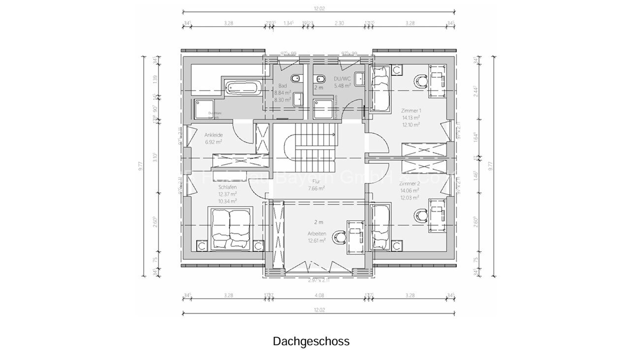 Dachgeschoss Grundriss Dachgeschoss Grundriss